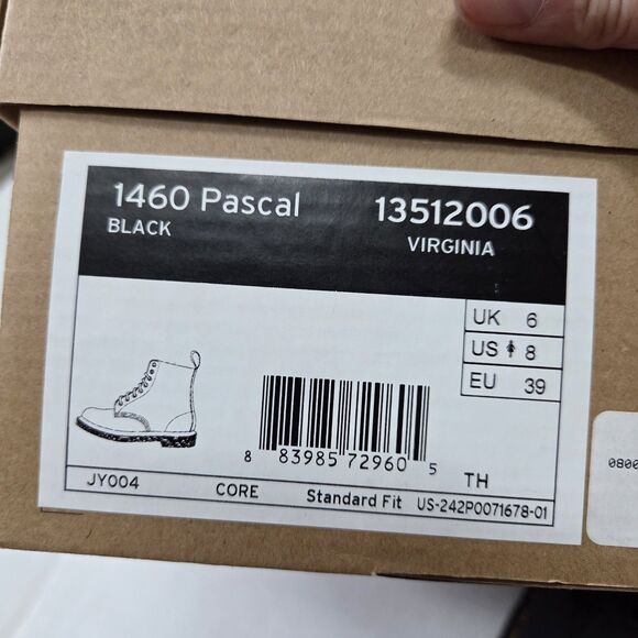 Dr. Martens Black Combat Boots - Picture 7 of 14